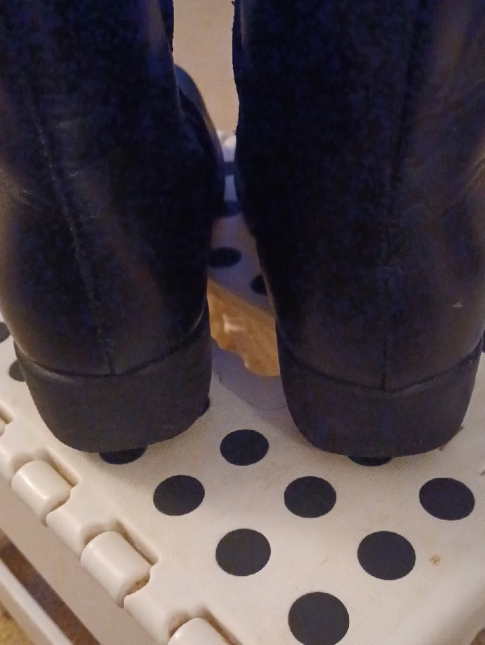 Martino Canada Black Leather Side-Zip Ankle Boots - Picture 5 of 7